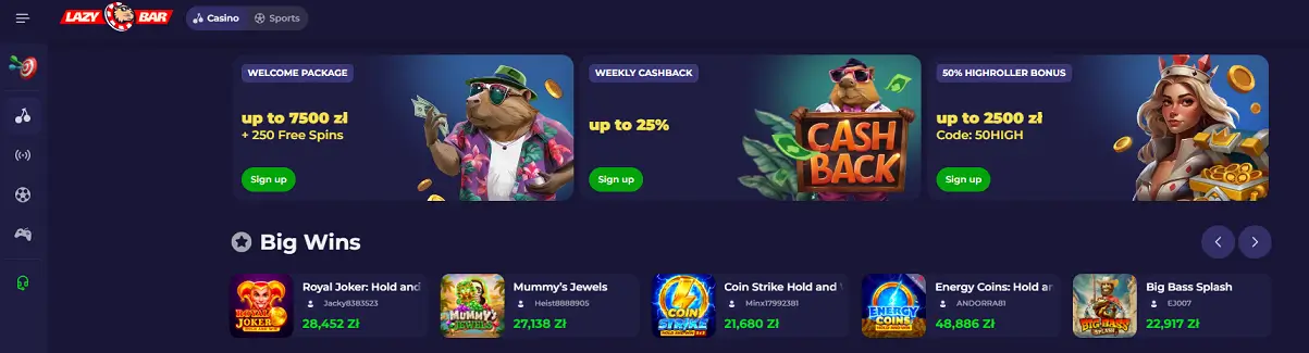 Lazybar Casino